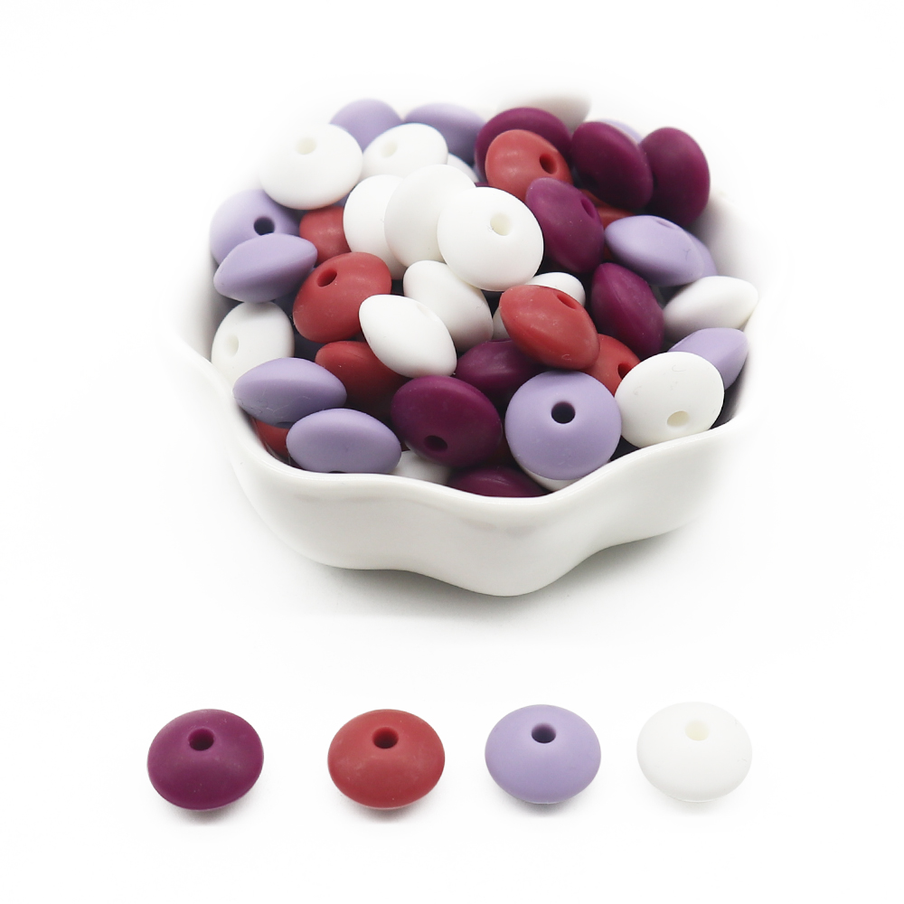one hole lentil beads