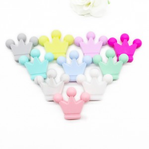 crown teething beads