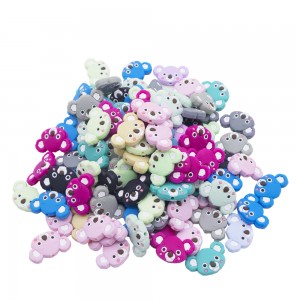 Koala head beads