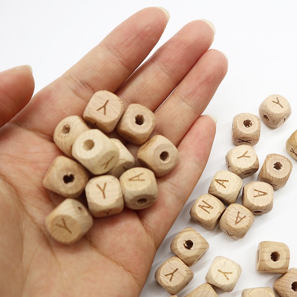 16mm wood beads