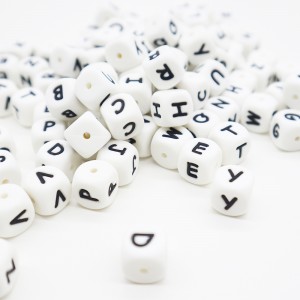 square letter beads