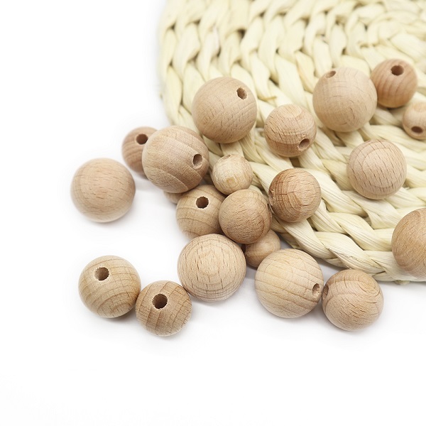 20mm round wooden beads