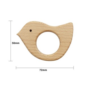 natural wood teethers