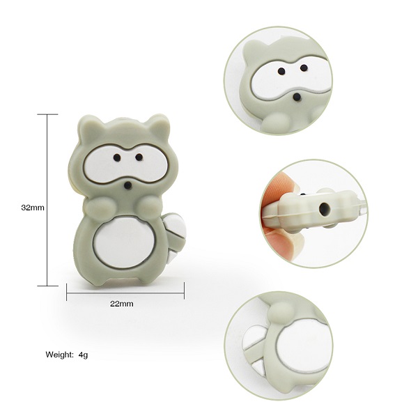 https://www.melikeysiliconeteethers.com/teething-safe-silicone-beads-raccoon-shape-melikey-products/