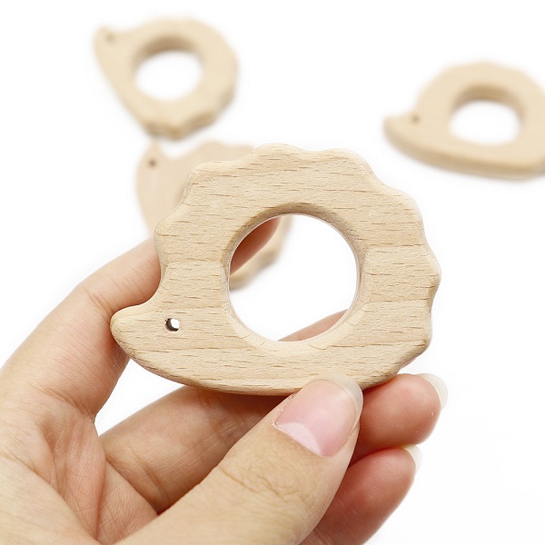 Personalised wooden teether