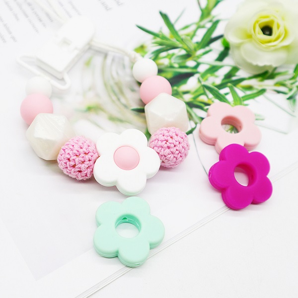 high quality silicone teething beads
