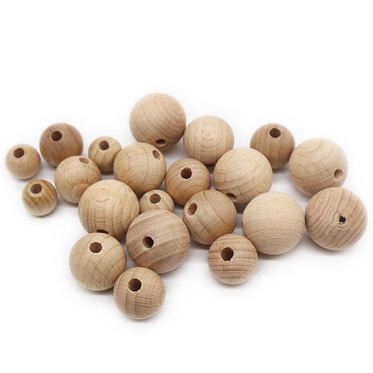 20mm round wooden beads