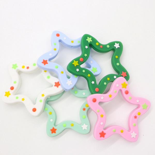 Silicone teething ring wholesale