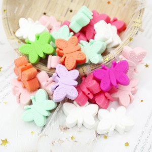 Butterfly Silicone Beads