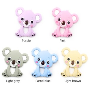 https://www.melikeysiliconeteethers.com/bulk-silicone-teether -koala