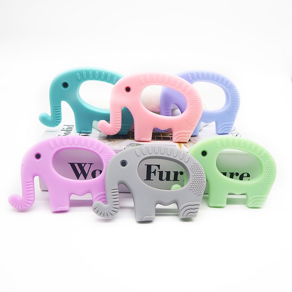 silicone elephant teether