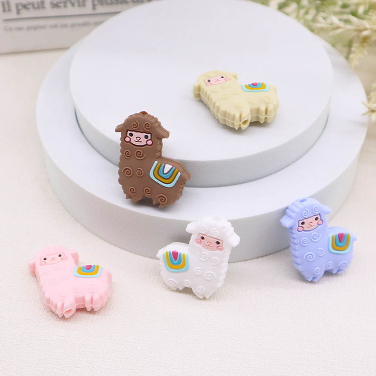 Teething Beads Silicone Animal BPA Free Bulk l Melikey