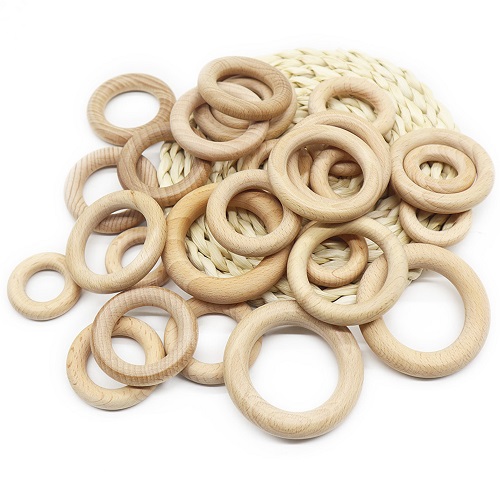 wooden teething ring