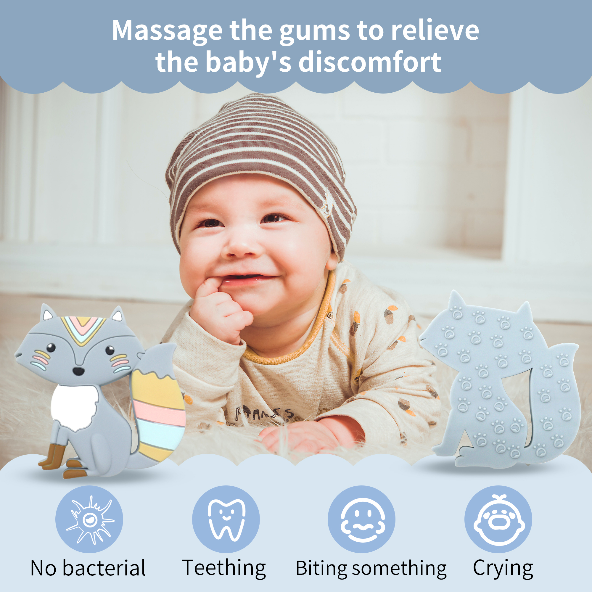 How to customize baby silicone teether | Melikey